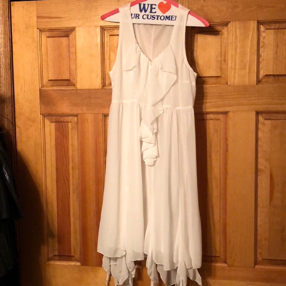White dress size L - bridal